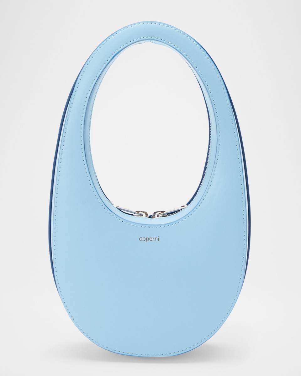 Swipe Mini Leather Top-Handle Bag